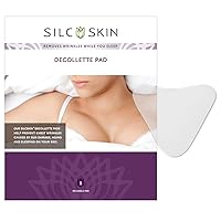 Decollette Pad - Reusable Self-Adhesive Overnight Chest Patch, Made with Medical Grade Silicone, Smooths Fine Lines and Stretch Marks, 30 Day Supply