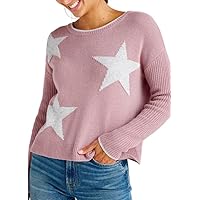 Splendid Women's Long Sleeve Francis Star Sweater