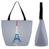 Handbag Women Tower Shopping Tote Bag Top Handle Shoulder Bag Purse Wallet With Zipper Closure 28.5x18x32.5cm