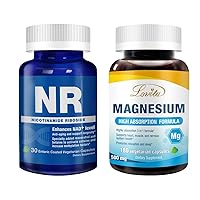 NR & Triple Magnesium Complex Nutrients Bundle. Dietary Supplement Supports Better Nutrition & Overall Well-Being