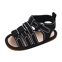 Sandals for Toddler Boys Infant Girls Floral Shoes First Walkers Shoes Summer Toddler Flower Flat Boy Water Sandal