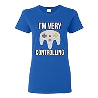 Ladies I'm Very Controlling Gamer Controller Funny Humor DT T-Shirt Tee