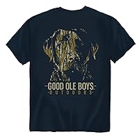 Camo Lab Good Ole Boys Mans Best Friend Hunting Dog Retriever Companion Short Sleeve Mens Graphic T-Shirt