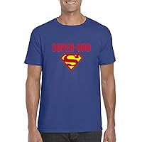 Superman Super Dad T-Shirt Quote - Comfortable 100% Cotton tee