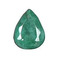 Colombian 20.50 Carat Perfect Pear Cut Natural Green (21 X 16 X 8 mm) Emerald Collectible Loose Gemstone DE-027
