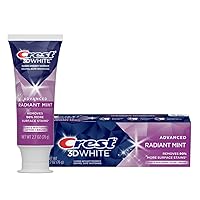 3D White Radiant Mint, Teeth Whitening Toothpaste, 2.7 oz