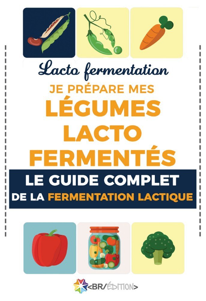 Lacto fermentation : Je prépare mes légumes lacto fermentés: Le guide complet de la fermentation lactique (French Edition)