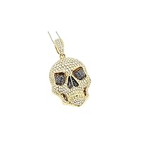 Skull Pendant Necklace With 18
