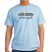 CafePress 70Th Birthday Classic Car Light T Cotton T-Shirt