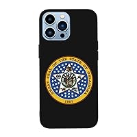 Seal of Oklahoma Silikon Case Anti Scratch Shockproof Silikon Phone Case, Phone Cases for iPhone 13 Pro 6.1 inch and iPhone 13 Pro Max 6.7 inch White