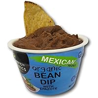 Earth Co Organics - Organic Pinto Bean Dip Mexican Secret (Natural Flavor with epazote) 4 PACK (11oz each). Mexican Dips. Healthy and Vegan Dip For Chips. BPA FREE and Microwavable Packaging