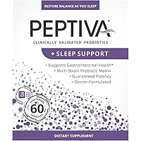 26 Billion CFU Probiotic and Sleep Support - Clinically Validated Multi-Strain Probiotic - Lactobacillus and Bifidobacterium, Melatonin