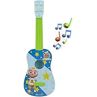 CoComelon Musical Guitar by First Act, 23.5” Kids Guitar - Plays Clips of The ‘Finger Family’ Song - Musical Instruments for Kids, Toddlers, and Preschoolers