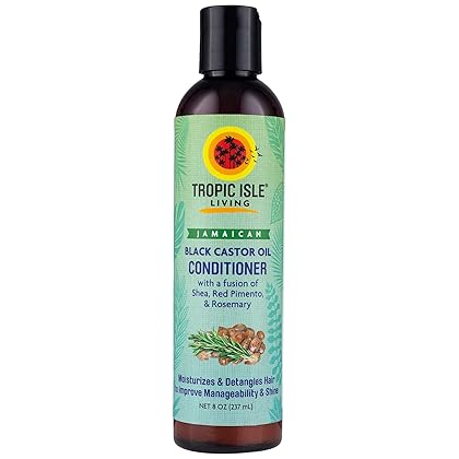 Tropic Isle Living Jamaican Black Castor Oil Shampoo+Conditioner+Leave-In Detangler