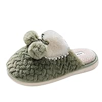 Womens Fuzzy House Slippers Soft Plush Fashion Winter Women Slippers Flat Bottom Soft Bottom Plush Warm and Indoor Outdoor Slippers Women Leopard