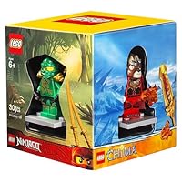 Lego Exclusive minifigure 4 pack box set, Superboy, Green ninja Lloyd, Lavertus, and City Adventure Ranger