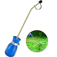 Bulb Duster Garden Sprayer Applicator with Long Copper Tube for Organic Gardening Agricultural Supplies and Control(Blue Style,1 Piece)