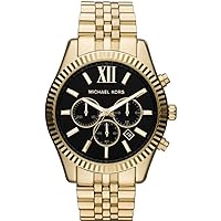 Michael Kors Lexington Men's Watch, Stainless Steel Bracelet Watch for Men