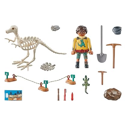 PLAYMOBIL 71527 Dino Skeleton Excavation Site