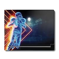 MightySkins Skin Compatible with Alienware X16 R1 (2023) Full Wrap Kit - Glow Football | Protective, Durable, and Unique Vinyl Decal wrap Cover | Easy to Apply & Change Styles | Made in The USA