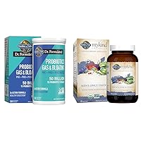 Garden of Life Dr Formulated Once Daily 3-in-1 Complete Prebiotics, Postbiotics & Probiotics & Organics Multivitamin for Men - Men's Once Daily Whole Food Vitamin Supplement Tablet