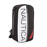 NAUTICA Unisex's Sling Shoulder Bag, Black White