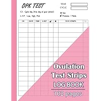 Ovulation Test Strips Log Book: Ovulation and Pregnancy Tracking Diary For TTC | OPK Test Sheet Planner| Fertility Tracker For Women