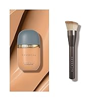 COVER FX Power Play Buildable Medium to Full Coverage Foundation, M2 + Custom Application Brush
