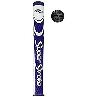 SuperStroke NFL Traxion Tour Putter Grip, Baltimore Ravens (Standard) | Improves Feedback and Tackiness | Reduces Taper to Minimize Grip Pressure | Polyurethane Outer Layer