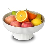 Ceramic Fruit Bowl with Draining Holes, 10