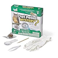 hand2mind Animal Science Kit for Kids 8-12, Kids Science Kit with Fact-Filled Guide, Learn About Animal Biology and Dissect Owl Pellets, STEM Toys, 10 Science Experiments