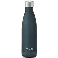S'well Stainless Steel Water Bottle, 17oz, Blue Suede, Triple-Layered Vacuum Insulated Containers Keeps Drinks Cold for 36 Hours and Hot for 18, BPA Free, Perfect for On the Go