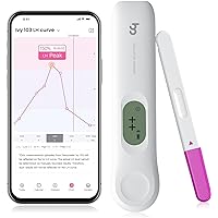 Femometer IVY103 Digital Ovulation Tests Predictor Kit, Auto Sync with Femometer APP, Provides More Accurate Ovulation Prediction and Advice, Easy to Use, 20 LH Tests