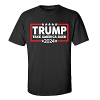 Trump 2024 Take America Back Men's Political Republican Conservative Short Sleeve T-Shirt