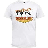 Old Glory The Beatles - Mens Help! Yesterday T-shirt 2X-Large White