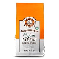 Giusto's Vita-Grain Organic Whole Wheat High Protein Flour, 5lb Bag