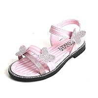 Girls Sports Sandals Size 12 Toddler Girls Butterfly Sandals Summer Outdoor Closed Toe Soft Jelly Sandals for Girls