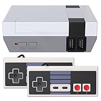 Classic Game Console, Retro Game System Built-in 620 Games with 2 Classic Controllers,