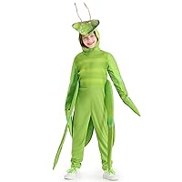 Kids Green Praying Mantis Costume Praying Mantis Jumpsuit Boys Girls Halloween Costume Fun Mantis Clothing for Kid