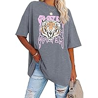 Aoang Graphic Tshirts Oversized Womens Summer Crewneck Short Sleeve Tee Shirt Blouse Tops