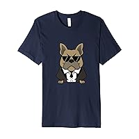 French Bulldog Pug Dog Mum Dad Animal Premium T-Shirt