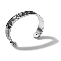 Jewelry Mens Precisionist Stainless Steel Cuff