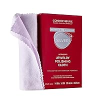 Premium Edition Ultrasoft 14x14 Extra Large Gold or Silver Jewelry Polishing Cloth, Clean and Polish Jewelry While Removing Tarnish for a High Shine