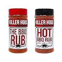 Killer Hogs The BBQ Rub + HOT BBQ Rub Bundle | The Ultimate BBQ Rub Package