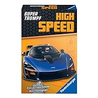 Ravensburger Children's Card Games 20687 - Card Game, Super Tump High Speed, Quartet and Trump Game for Technology Fans from 7 Years