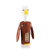 Bald Eagle Winged Corkscrew Soft-Touch Wine Bottle Cork Opener Remover Kit Portable Waiters Use, Set of 1