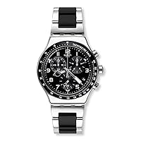Swatch Irony New Chrono Speed Up Again Quartz Watch Black, black, Quartz watch