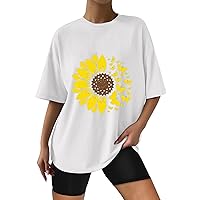 Sexy Tops for Women Long Sleeve with Zipper Womens Fashion Loose T Shirt Round Neck Short Sleeve Tops Summer C