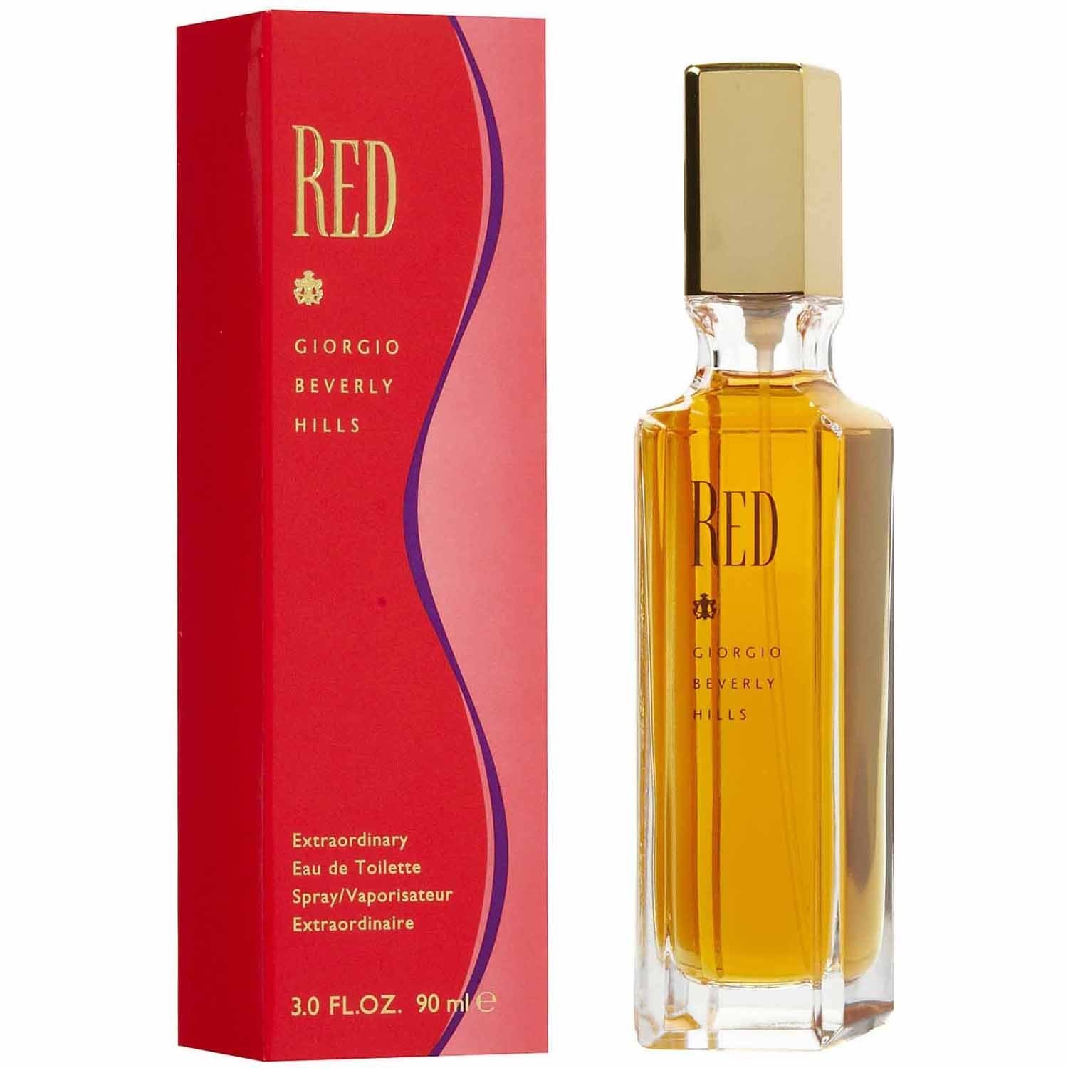 Giorgio Beverly Hills Red Perfume for Women, 3 fl. oz. EDT Spray