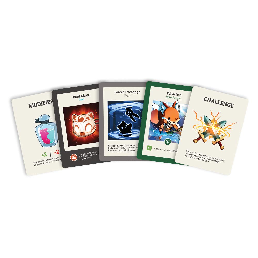 Unstable Games - Here to Slay Base Game - Strategic role playing card game for kids, teens, & adults - 2-6 players ages 10+ - Brutal and adorable adventure- Great for family game night